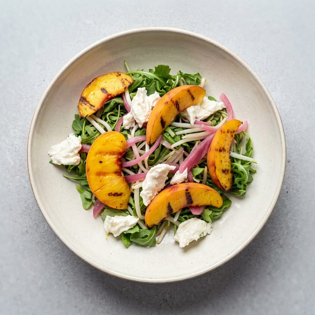Summer Peach Salad.